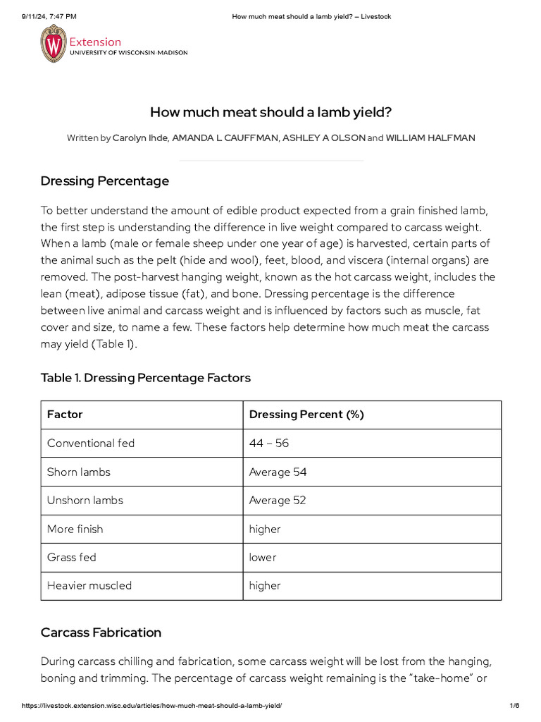 how-much-meat-should-a-lamb-yield-pdf-lamb-and-mutton-sheep