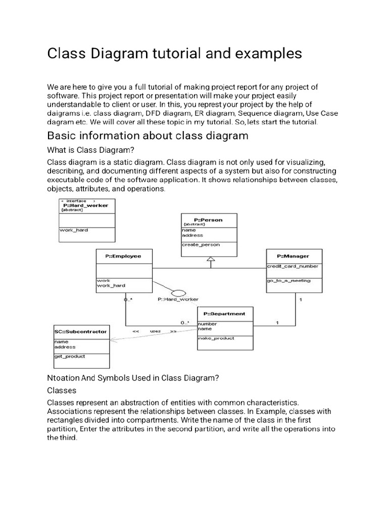 Class Diagram | PDF