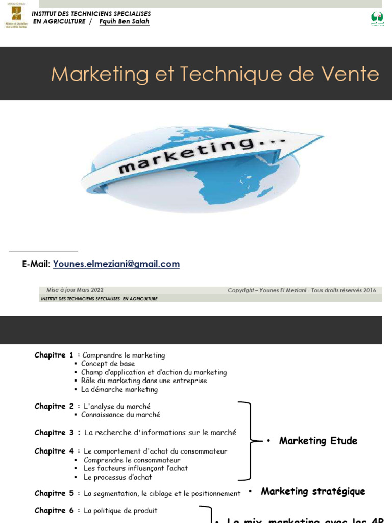 Introduction au Marketing et Vente | PDF | Commercialisation ...