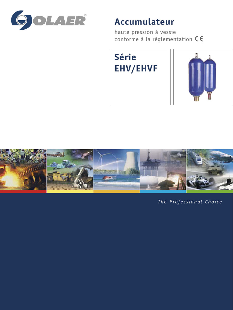 Accumulateurs haute pression EHV/EHVF | PDF | Pile rechargeable | Pression