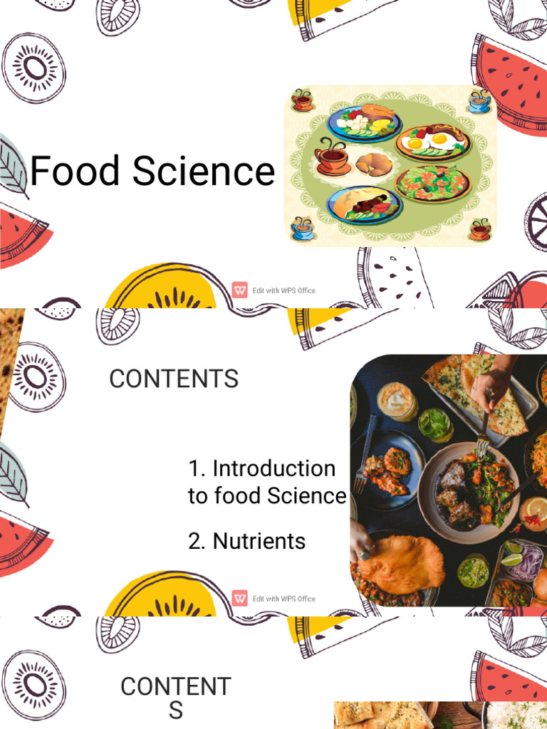Food Science-WPS Office | PDF | Self-Improvement | Science & Mathematics