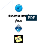 Assessment Cover