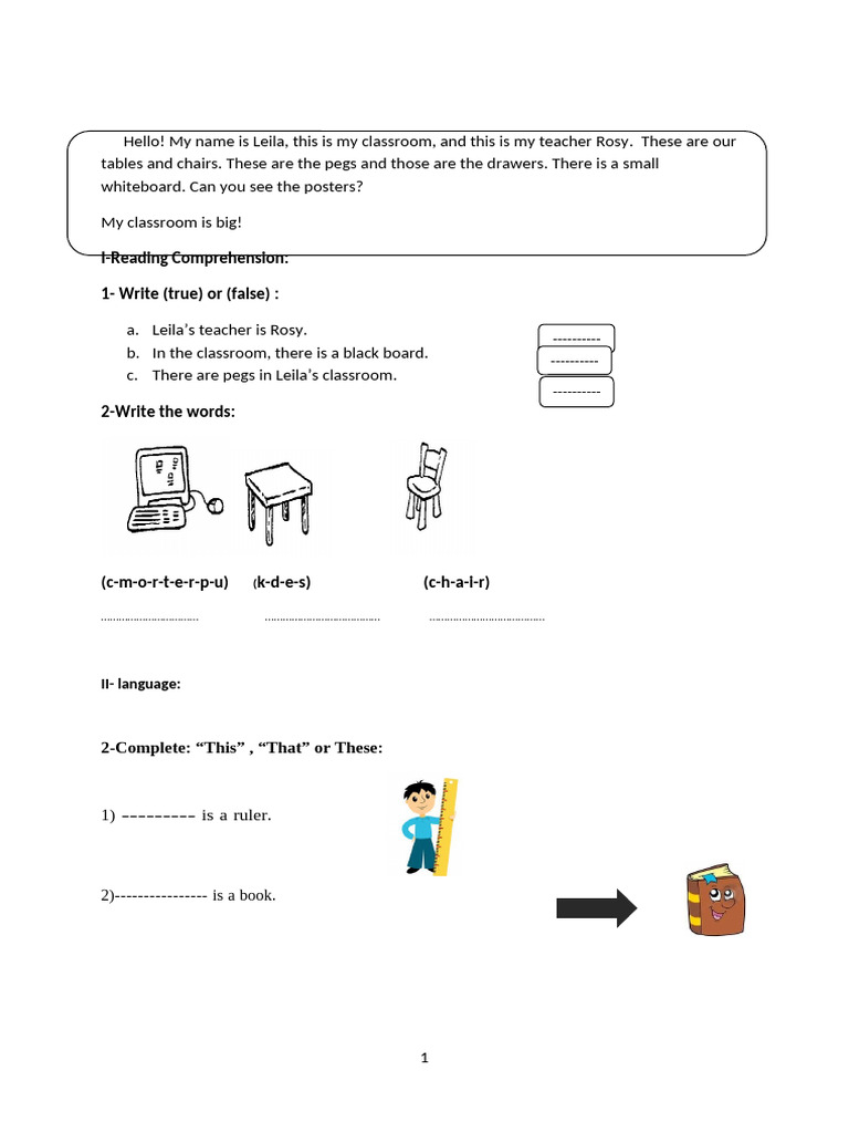 Classroom Activities for Reading Skills | PDF