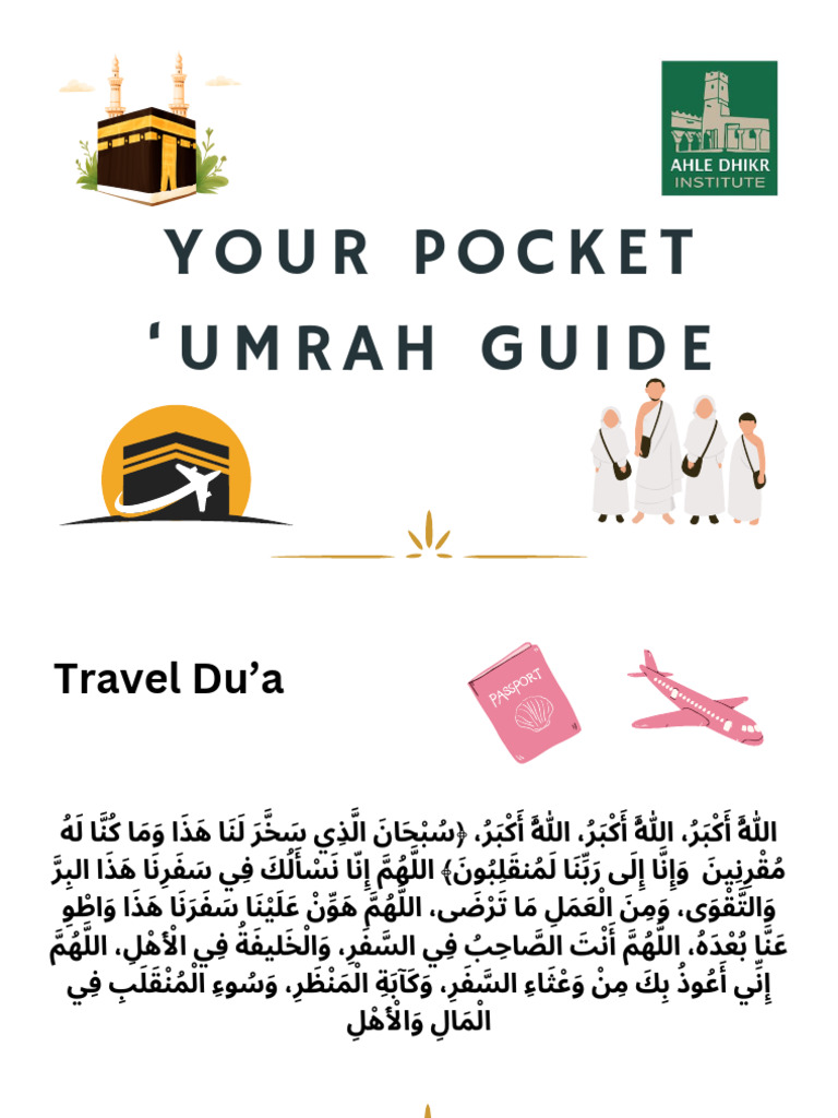 Ihram and Takbiratul Ihram Guide | PDF | Semitic Words And Phrases ...