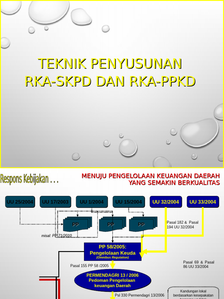 Pedoman Penyusunan RKA SKPD | PDF