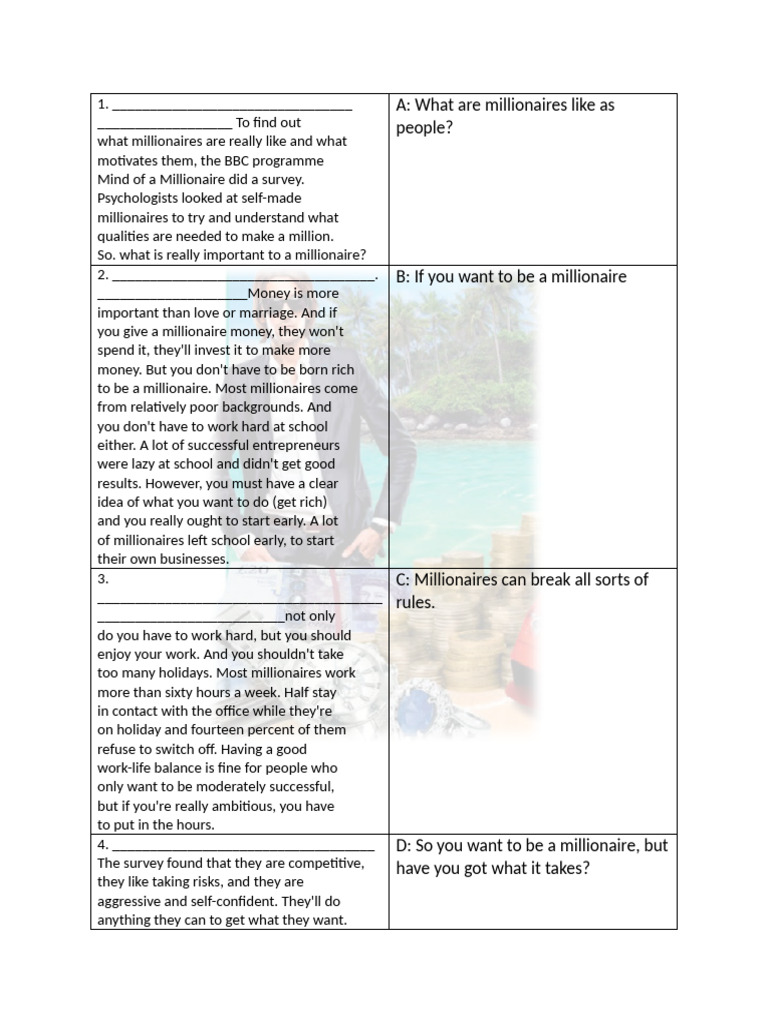 Week 2 Day 1 Handout | PDF | Career & Growth | Business