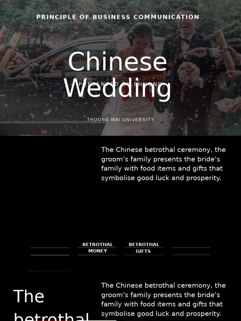Chinese wedding | PDF | Wedding | Engagement