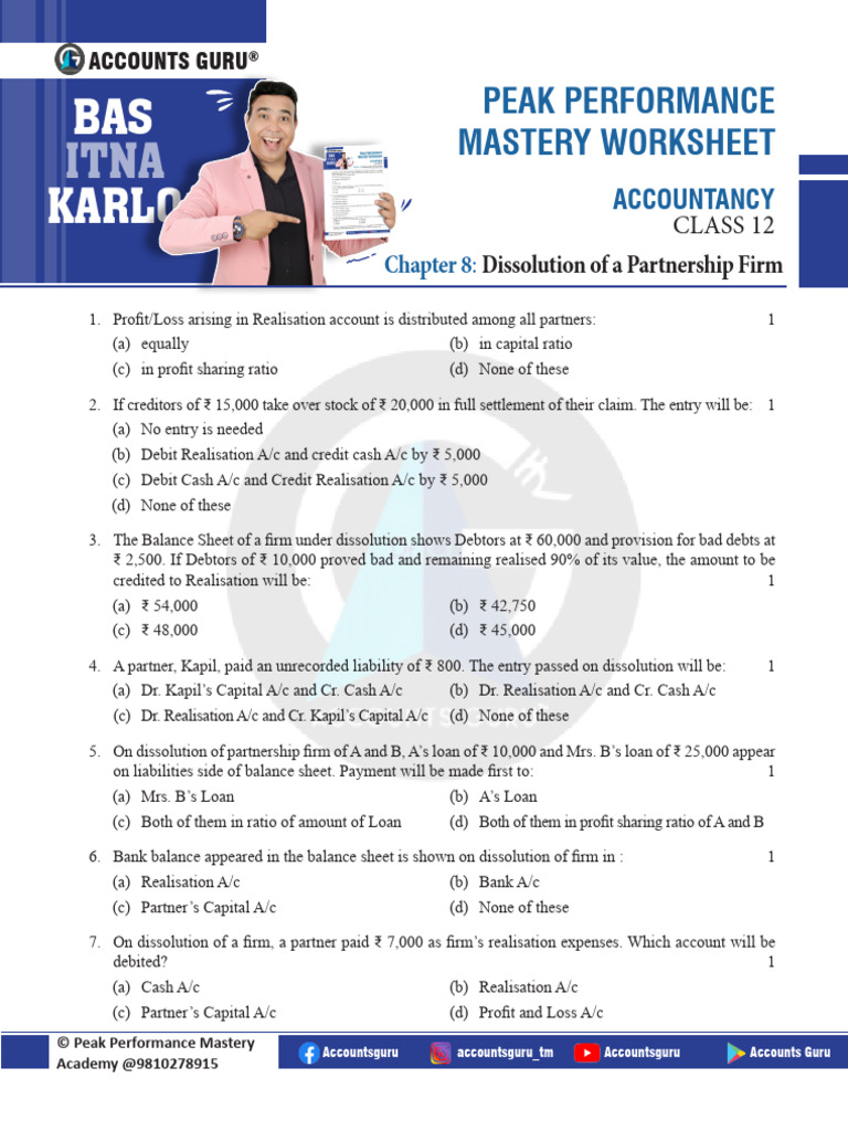 worksheet 6 | PDF | Debits And Credits | Book Value