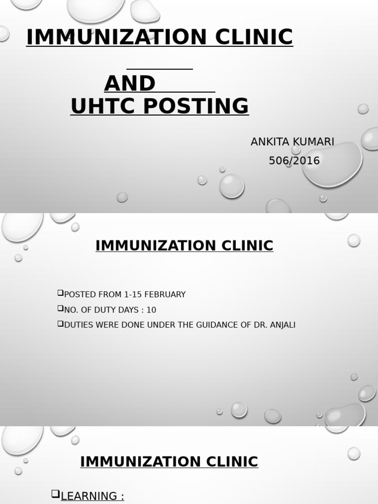 Immunization and Uhtc 506 - 104755 | PDF | Tuberculosis | Vaccines