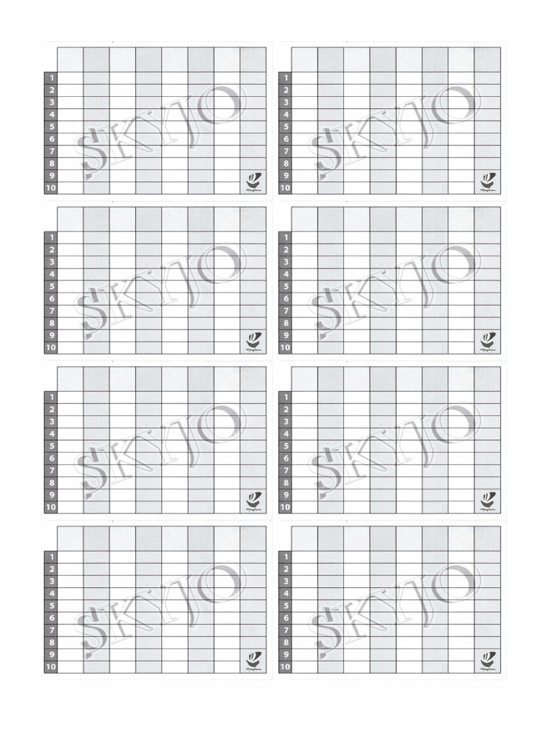 Skyjo Notes | PDF