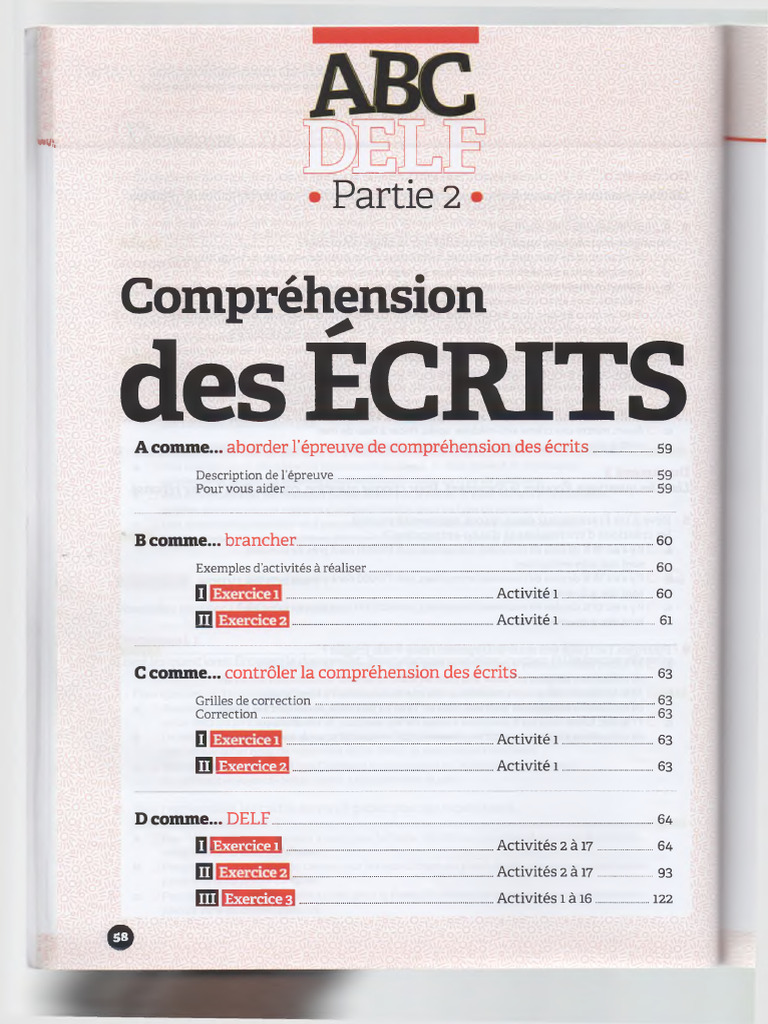 Compréhension écrite DELF B2: Guide | PDF | Embouteillage (route ...