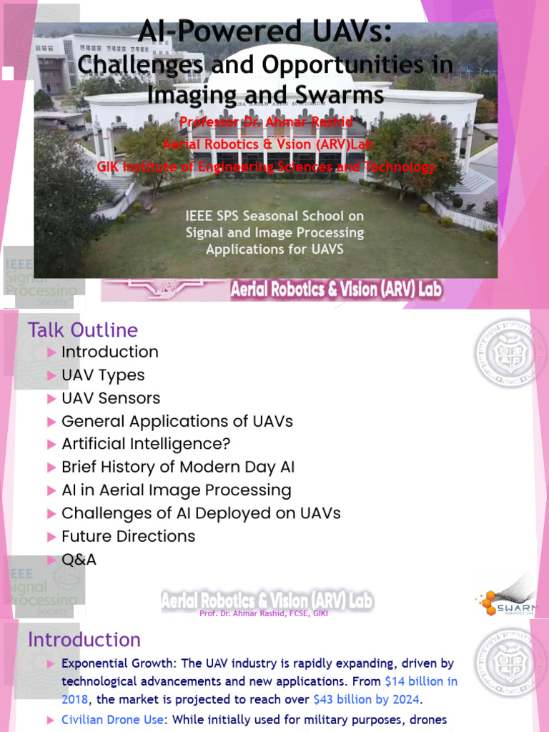 AI-Powered UAVs - Challenges and Opportunities in Imaging and Swarms ...