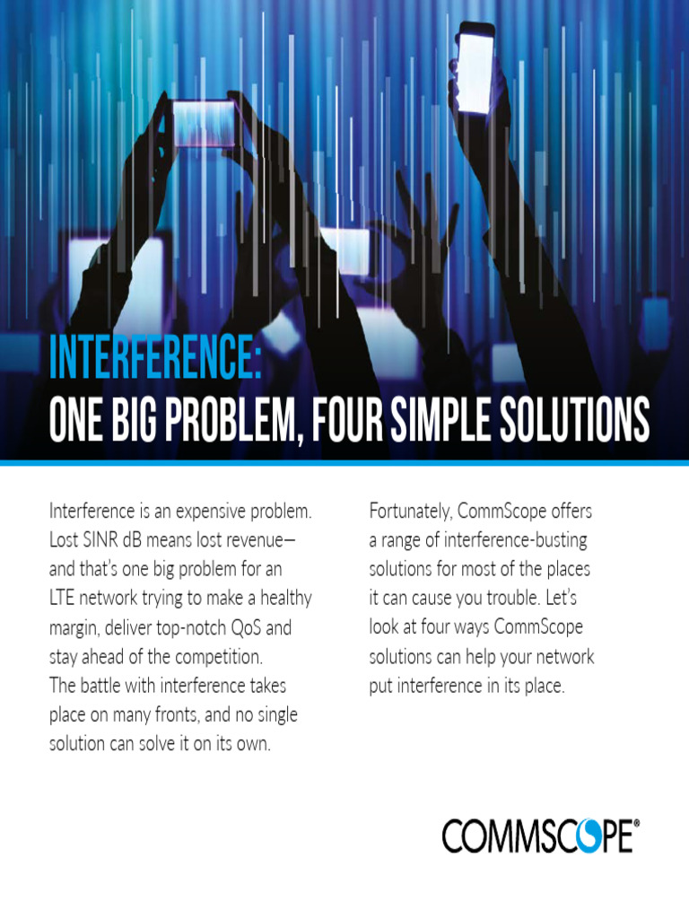 Article Interference One Big Problem Five Simple Solutions | PDF ...