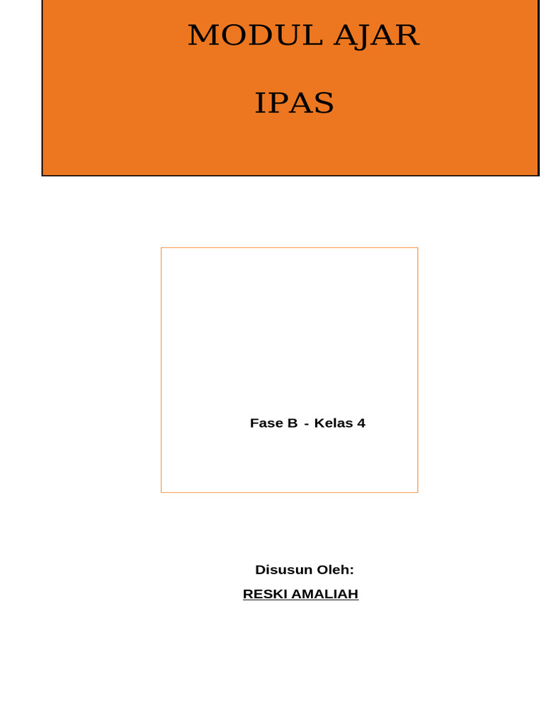 Modul Pembelajaran Pancaindra Kelas 4 | PDF