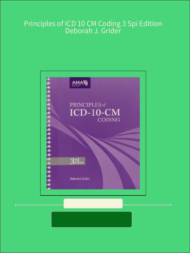  free pdf sample principles of icd 10 cm coding 3 spi edition deborah