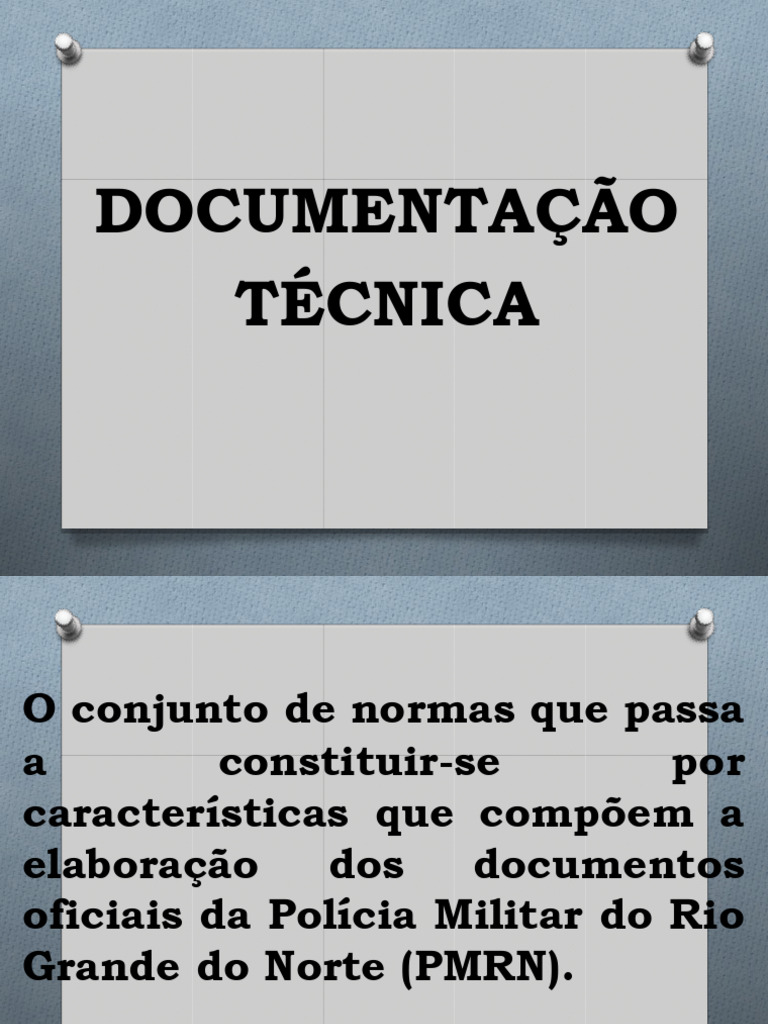 Aulas 01 e 02 Documentação Técnica (Definição) e Redação Oficial | PDF ...