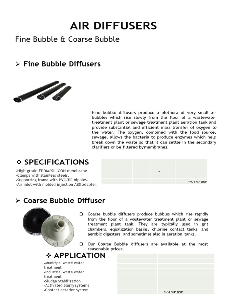 Air Diffuser(1)(1) | PDF | Sewage Treatment | Sewerage