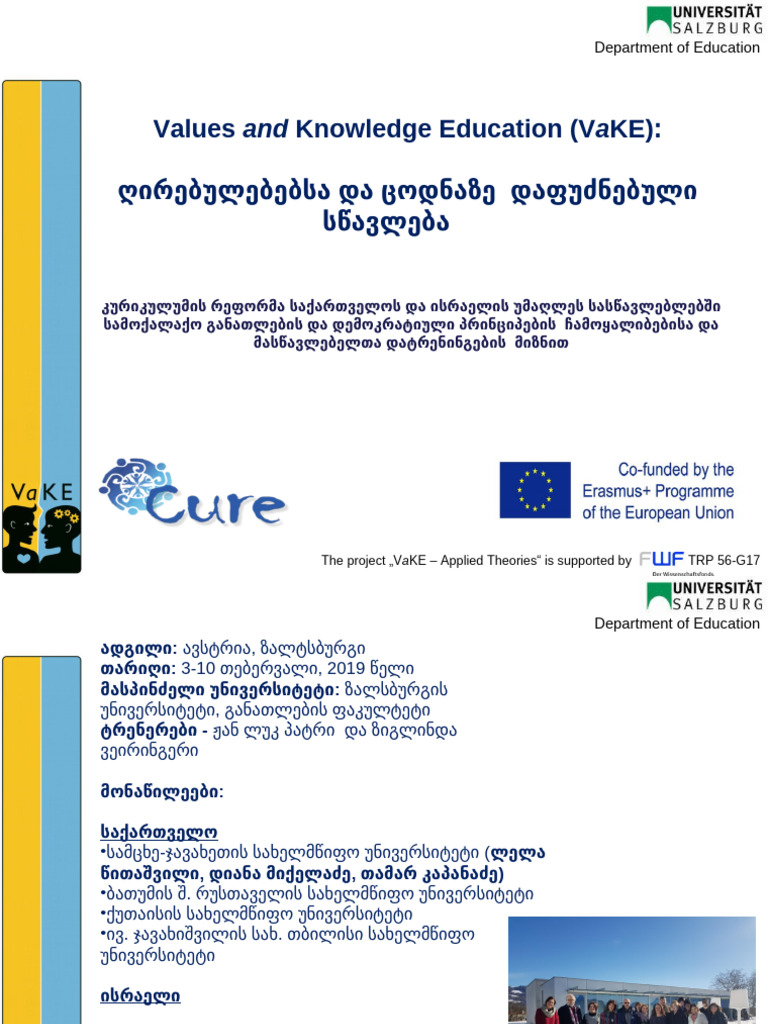 VaKE Presentation | PDF