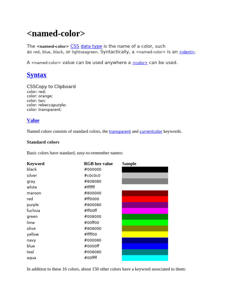 Named color pdf graphic design artistic techniques