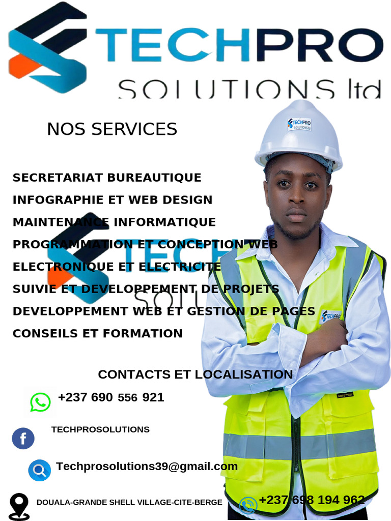 Services de Techprosolutions à Douala | PDF