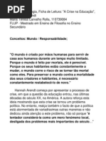 A crise na Educação, por Hannah Arendt