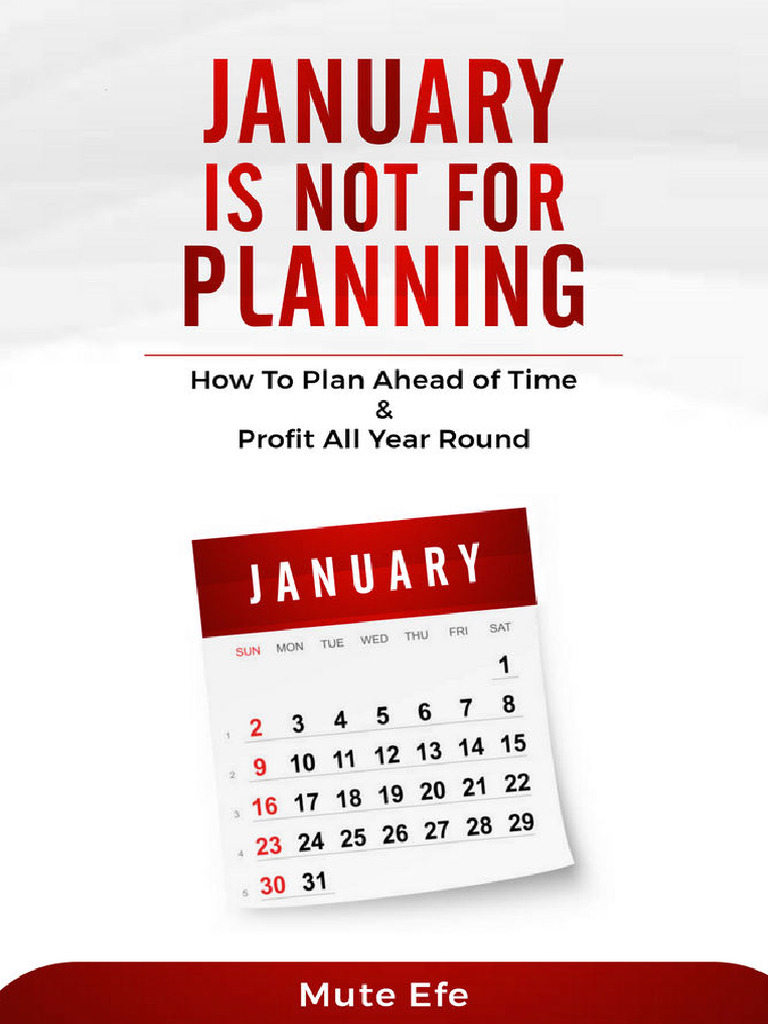 January Planning Insights and Strategies | PDF | Goal | Goal Setting