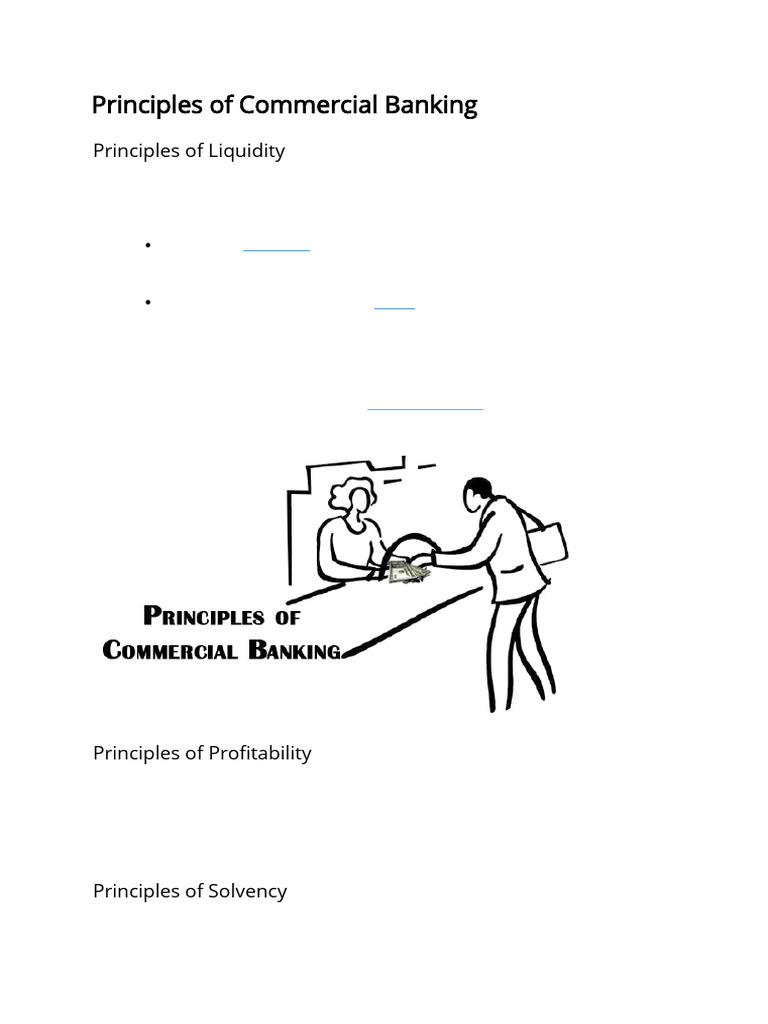 Principles of Comm Banking | PDF | Banks | Money