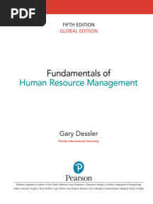 Gary Dessler, Human Resources Management, Sixteenth Edition Pearson (2020)