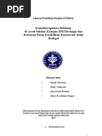 Download Laporan Praktikum Lapangan Kelompok Eksplorasi Habitat Ennie Chahyadi Gina Dania Pratami Maria Rosdalina Pangur Rendi Setiawan_2011 by Ennie Chahyadi SN79469825 doc pdf