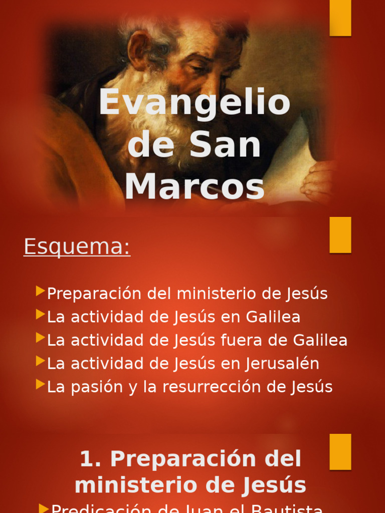 Evangelio de San Marcos 3 | PDF | Jesús | Ministerio de jesus