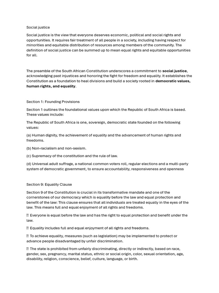 Social Justice Pdf Human Rights Rights