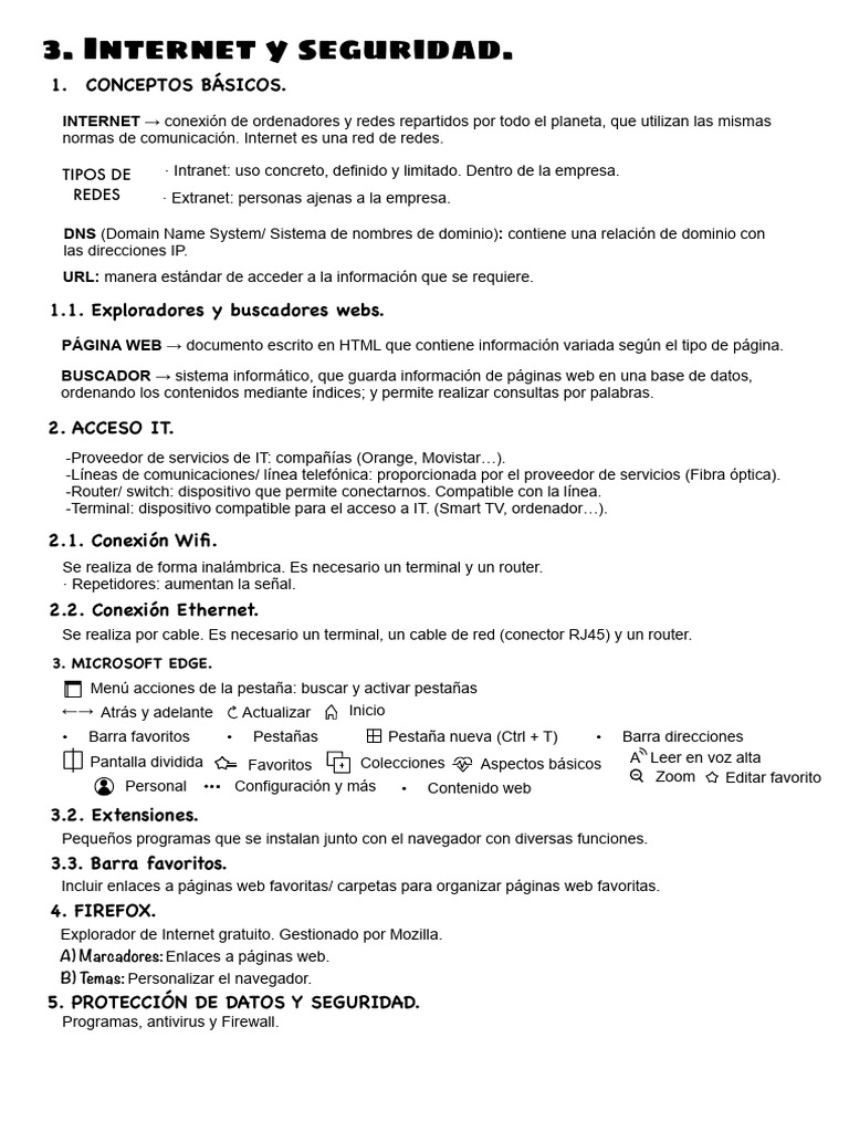 Seguridad y Conexiones en Internet | PDF | Red mundial | Internet y web