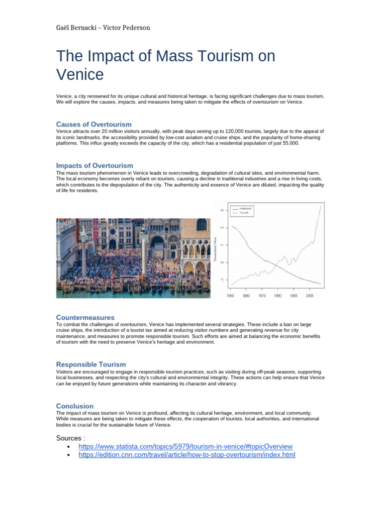 Impacts of Mass Tourism on Venice | PDF | Tourism | Venice