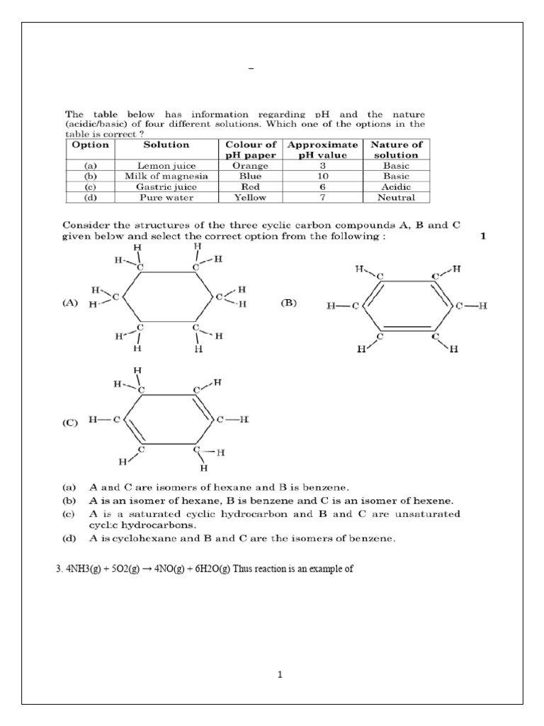 75 Grade 10 | PDF | Acid | Physical Sciences