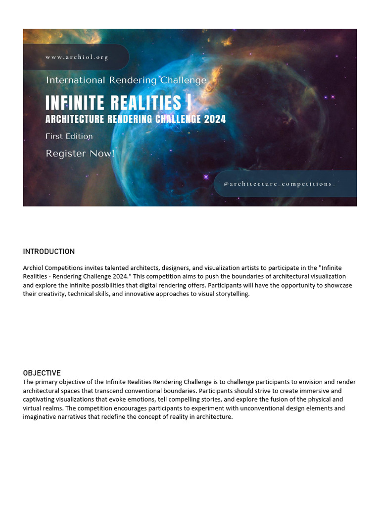 Infinite Realities Rendering Challenge 2024 | PDF | Reality | Zip (File ...