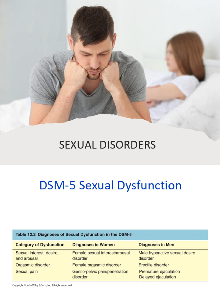 Understanding Sexual Disorders and Dysfunctions | PDF | Sexual ...