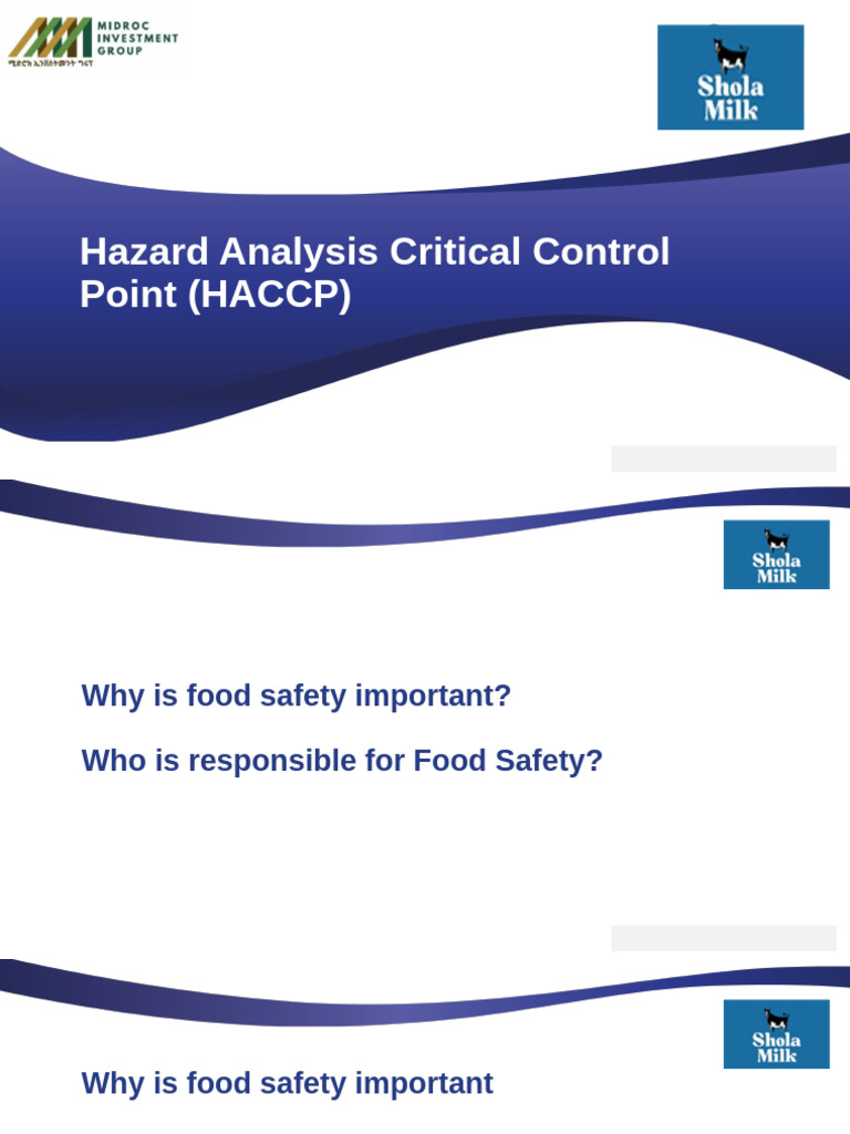 Hazard Analysis Critical Control Point Haccp PPT 1416wfcf | PDF ...