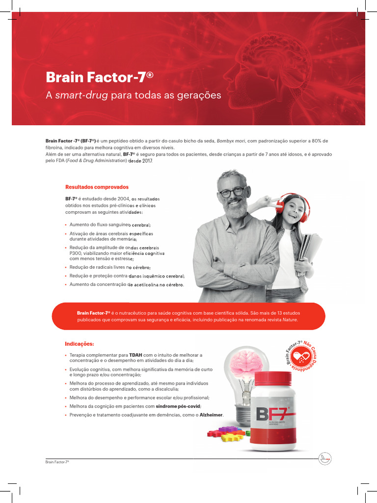 Benefícios do Brain Factor-7® | PDF | Memória | Doença de Alzheimer