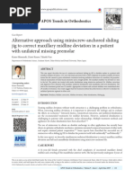 3° Midline Deviation Treatment Mechanics | PDF | Orthodontics ...