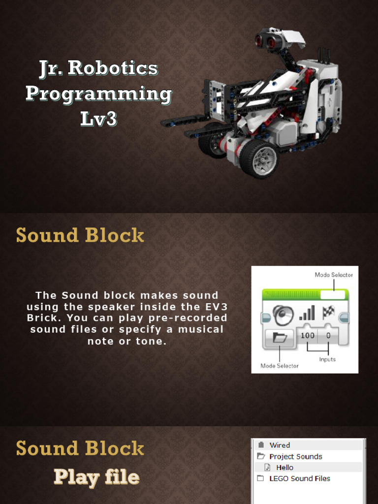 EV3 Robotics Programming Guide | PDF