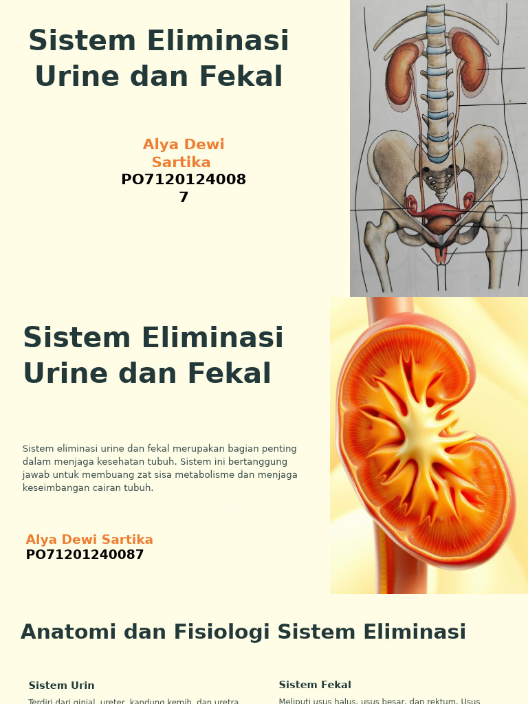 Pentingnya Sistem Eliminasi Urine dan Fekal | PDF
