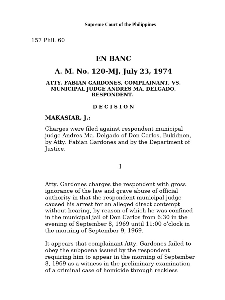 Supreme Court Ruling on Judge's Misconduct | PDF | Prosecutor ...