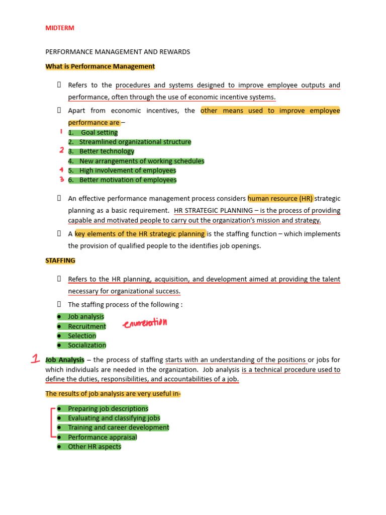 Hbo Performance Management and Rewards | PDF | Recruitment | Employment