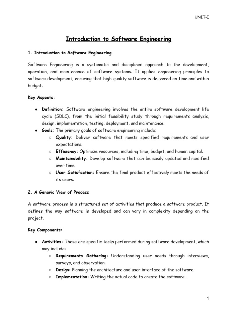Unit-I Reference Material | PDF | Scrum (Software Development ...
