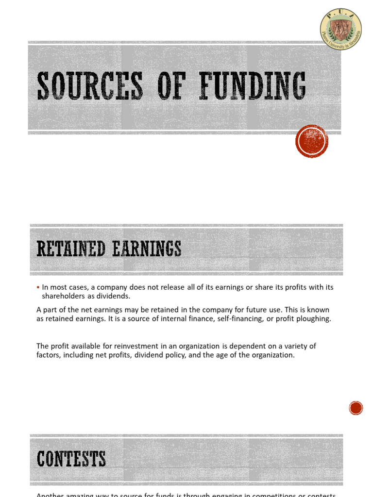 Effective Funding Sources for Startups | PDF | Dividend | Retained Earnings