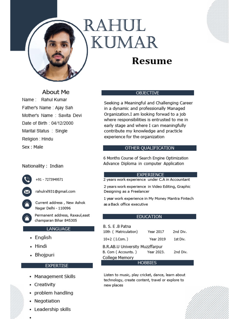 Rahul Resume | PDF