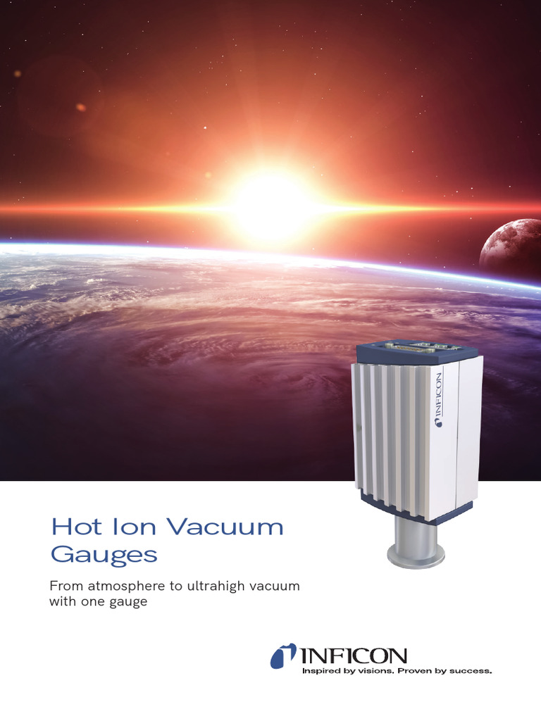 Hot Ion Gauge Brochure | PDF | Pressure Measurement | Vacuum