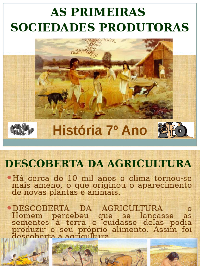 Descoberta da Agricultura e Sociedades Neolíticas | PDF | Neolítico ...