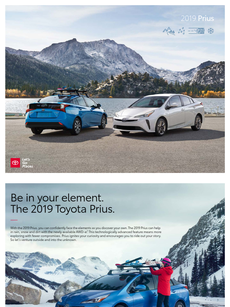 Toyota_US Prius_2019 | PDF | Transportation Engineering | Automotive ...