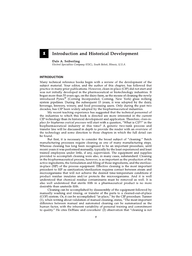 Clean-In-Place For Biopharmaceutical Processes0 | PDF